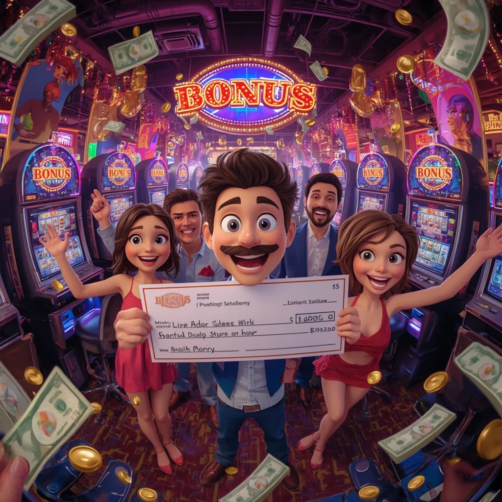 bonus dans les mains d'un homme au casino FLUSH CASINO