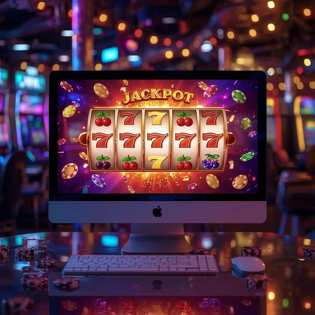 slots sur le moniteur FLUSH CASINO