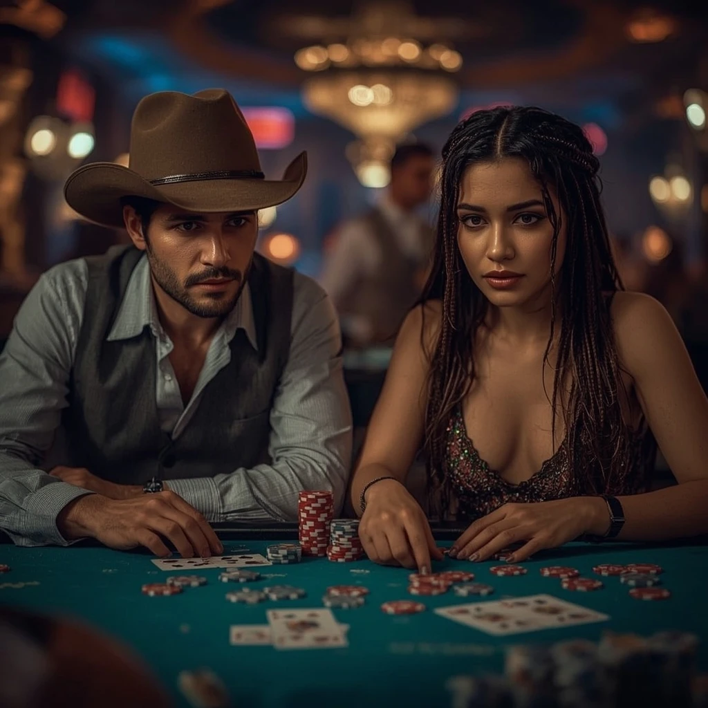 photo de deux joueurs de poker FLUSH CASINO